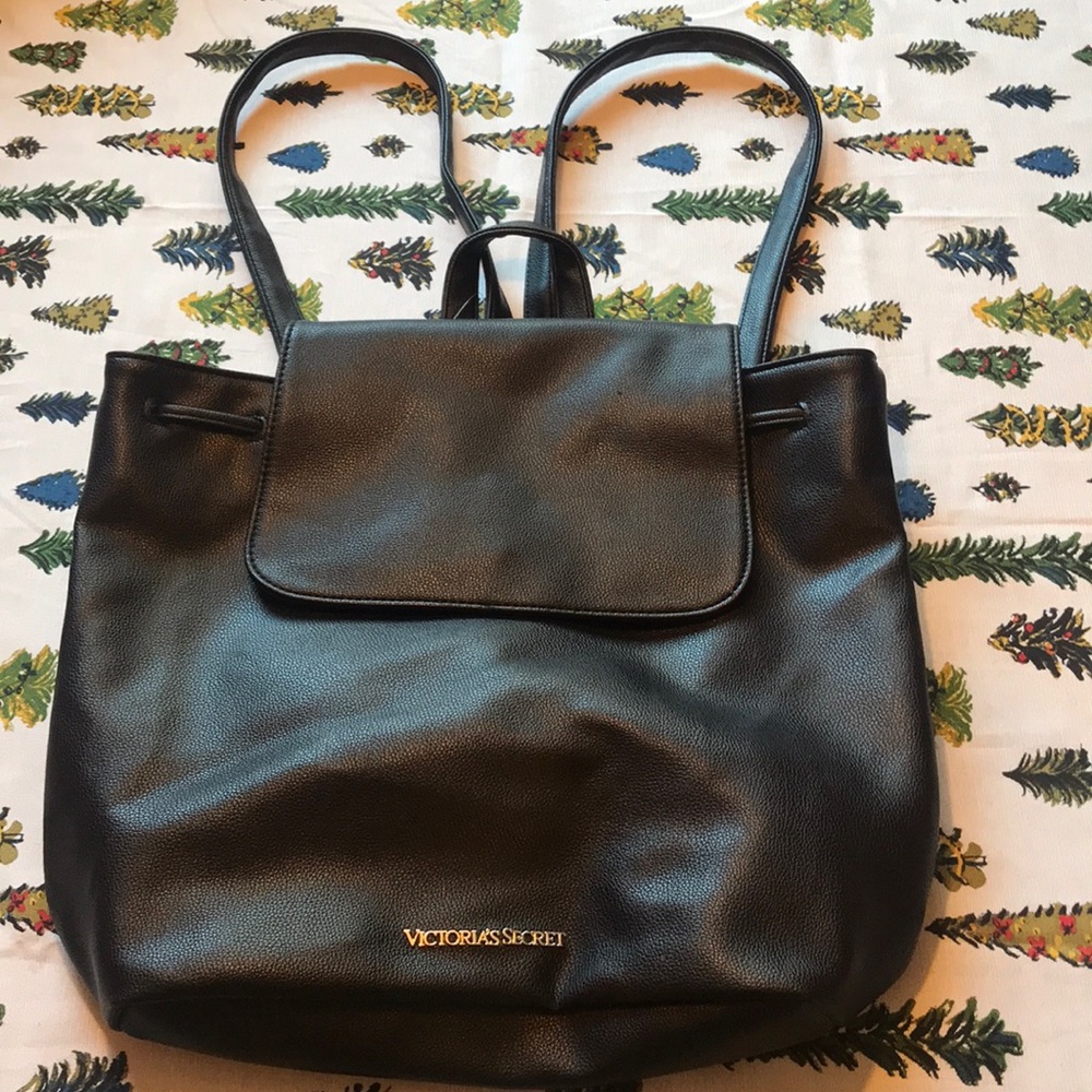 Victoria secret leather backpack